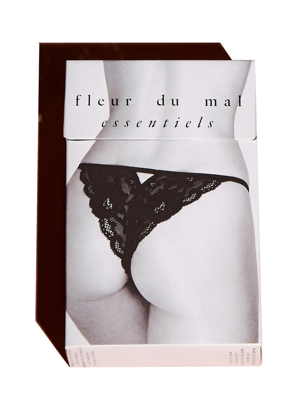 Tan - Charlotte Lace Seamless String Cheeky | Fleur du Mal - DEMO