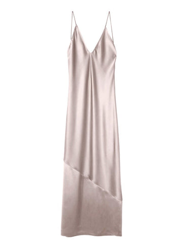 Champagne - Silk Bias Gown | Fleur du Mal - DEMO
