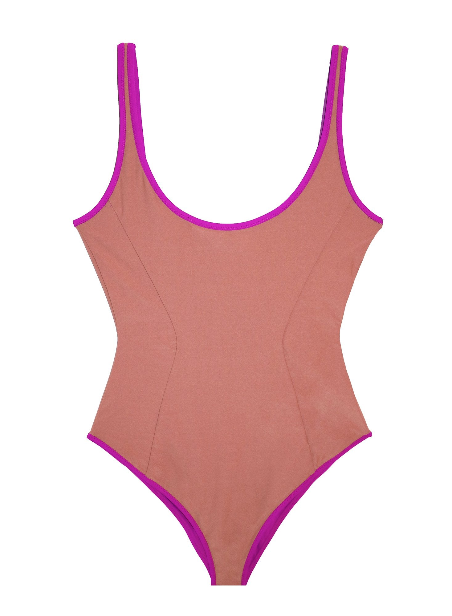 Reversible Scoop Neck Swimsuit