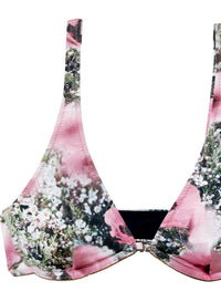 Front Closure Plunge Bikini Top
