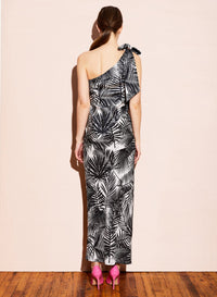 One Shoulder Tie Gown