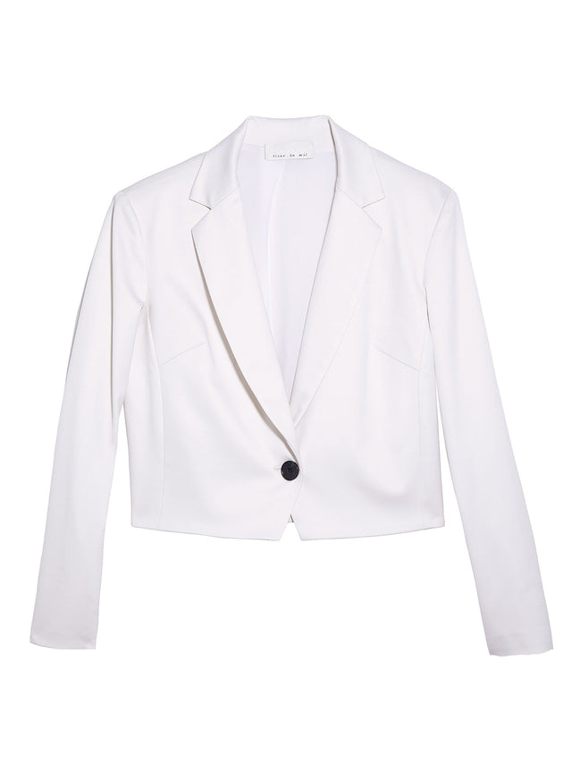 Ivory - Cropped Blazer | Fleur du Mal - DEMO