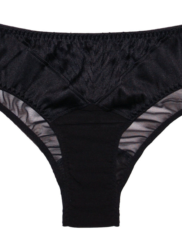 Black - Top Stitch Hiphugger | Fleur du Mal - DEMO