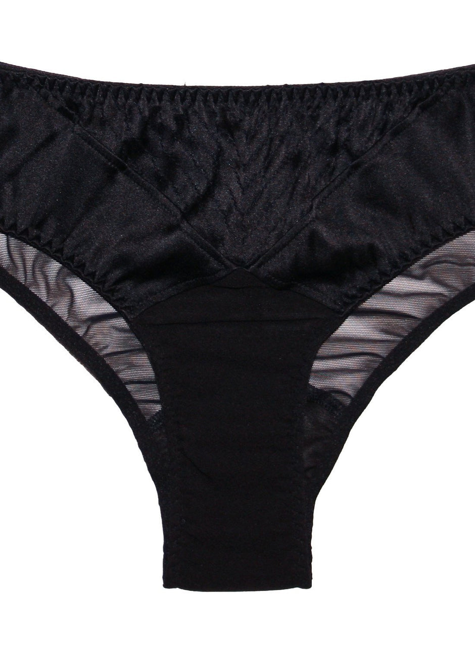 Black - Top Stitch Hiphugger | Fleur du Mal - DEMO