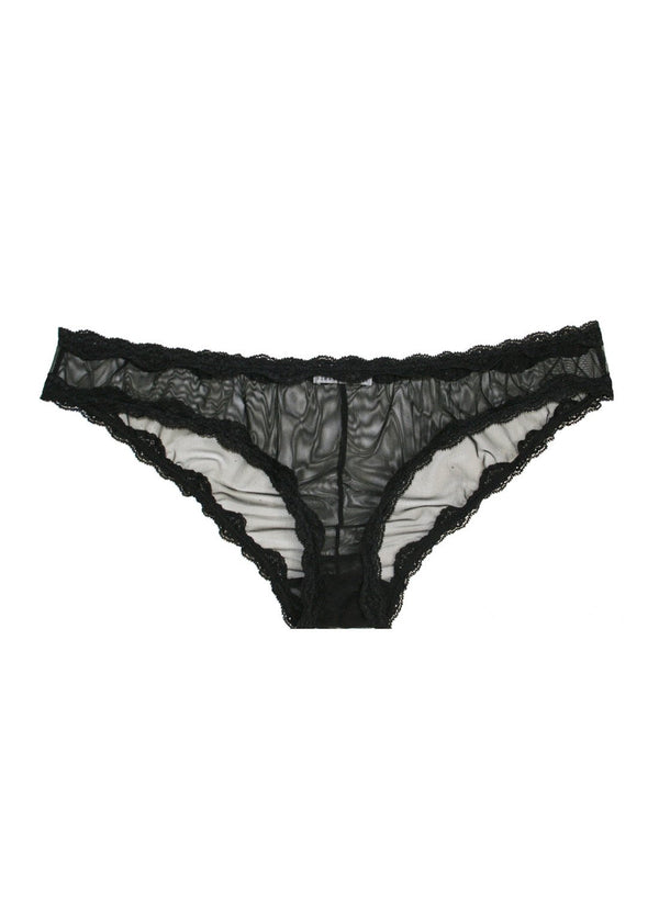Black - Sheer Tulle Bikini | Fleur du Mal - DEMO