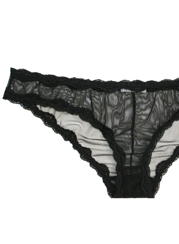 Black - Sheer Tulle Bikini | Fleur du Mal - DEMO