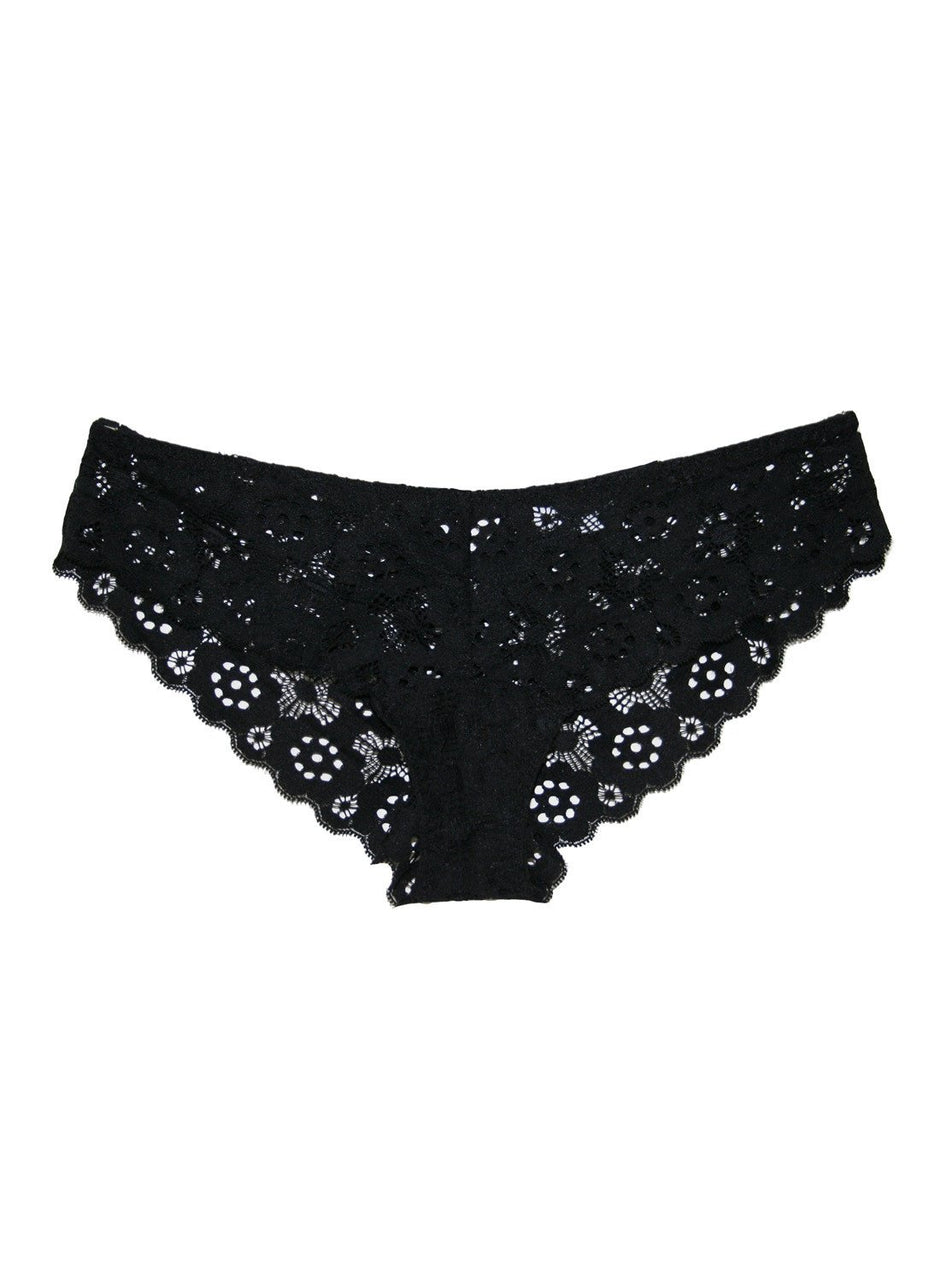 Black - Crochet Lace Cheeky | Fleur du Mal - DEMO