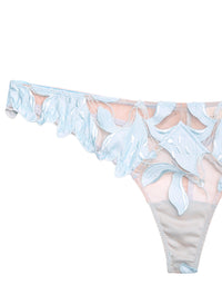 Lily Embroidery Hipster Thong