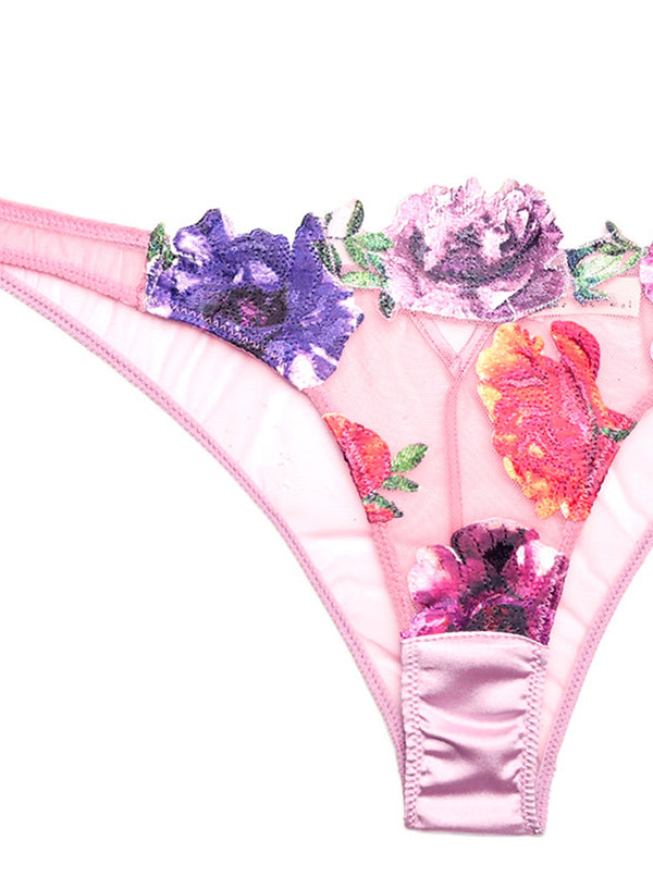Sweet pea - Monet Embroidered Cheeky | Fleur du Mal - DEMO