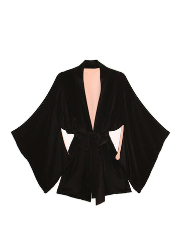 Black - Haori Kimono | Fleur du Mal - DEMO