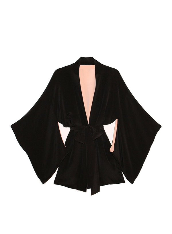 Black - Haori Kimono | Fleur du Mal - DEMO