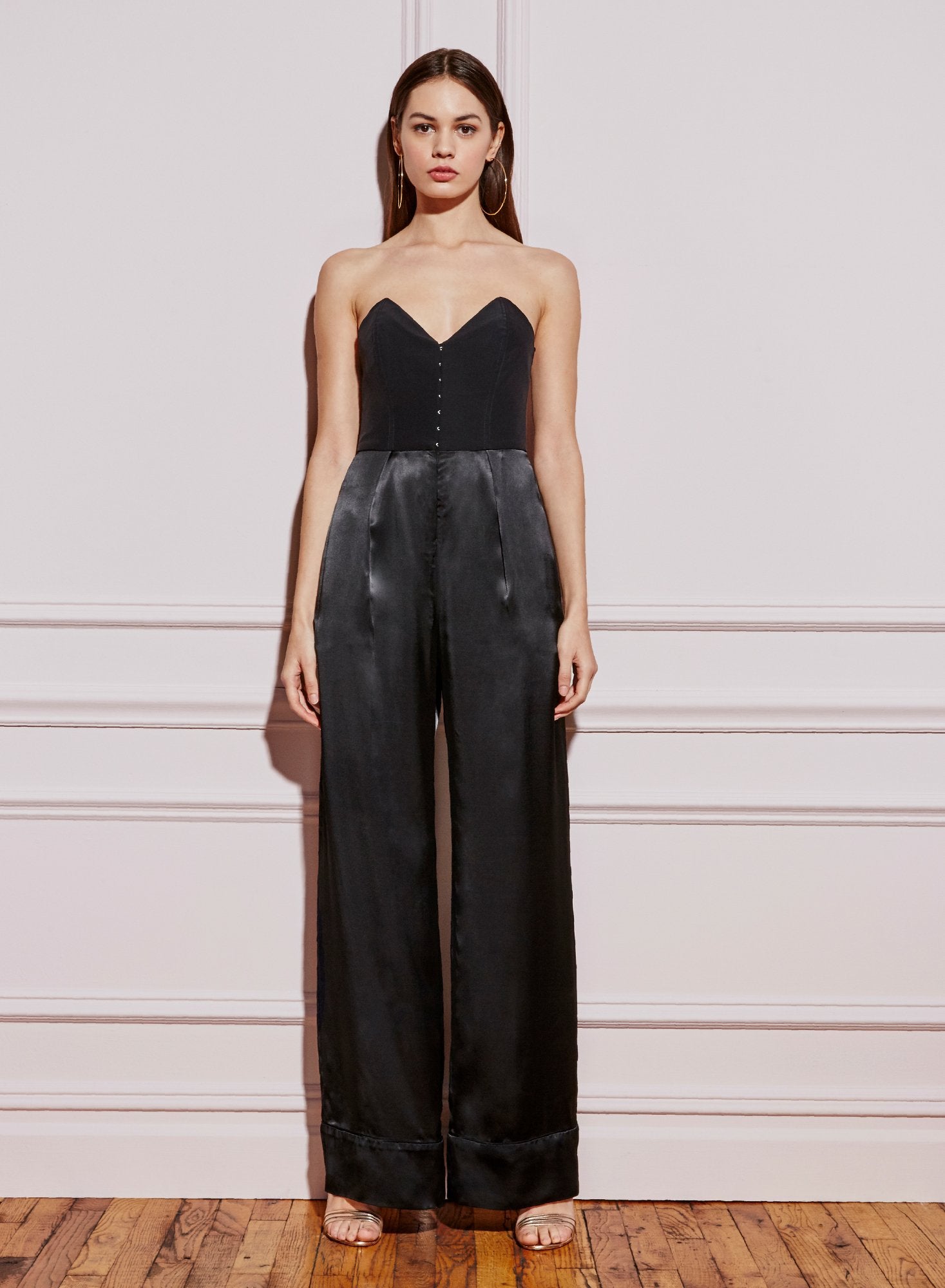 Strapless Corset Jumpsuit