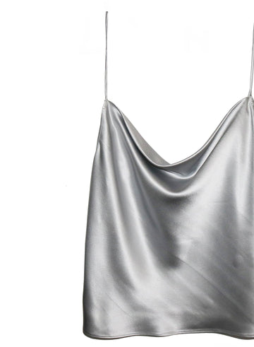 Platinum - Cowl Neck Spaghetti Strap Cami | Fleur du Mal - DEMO