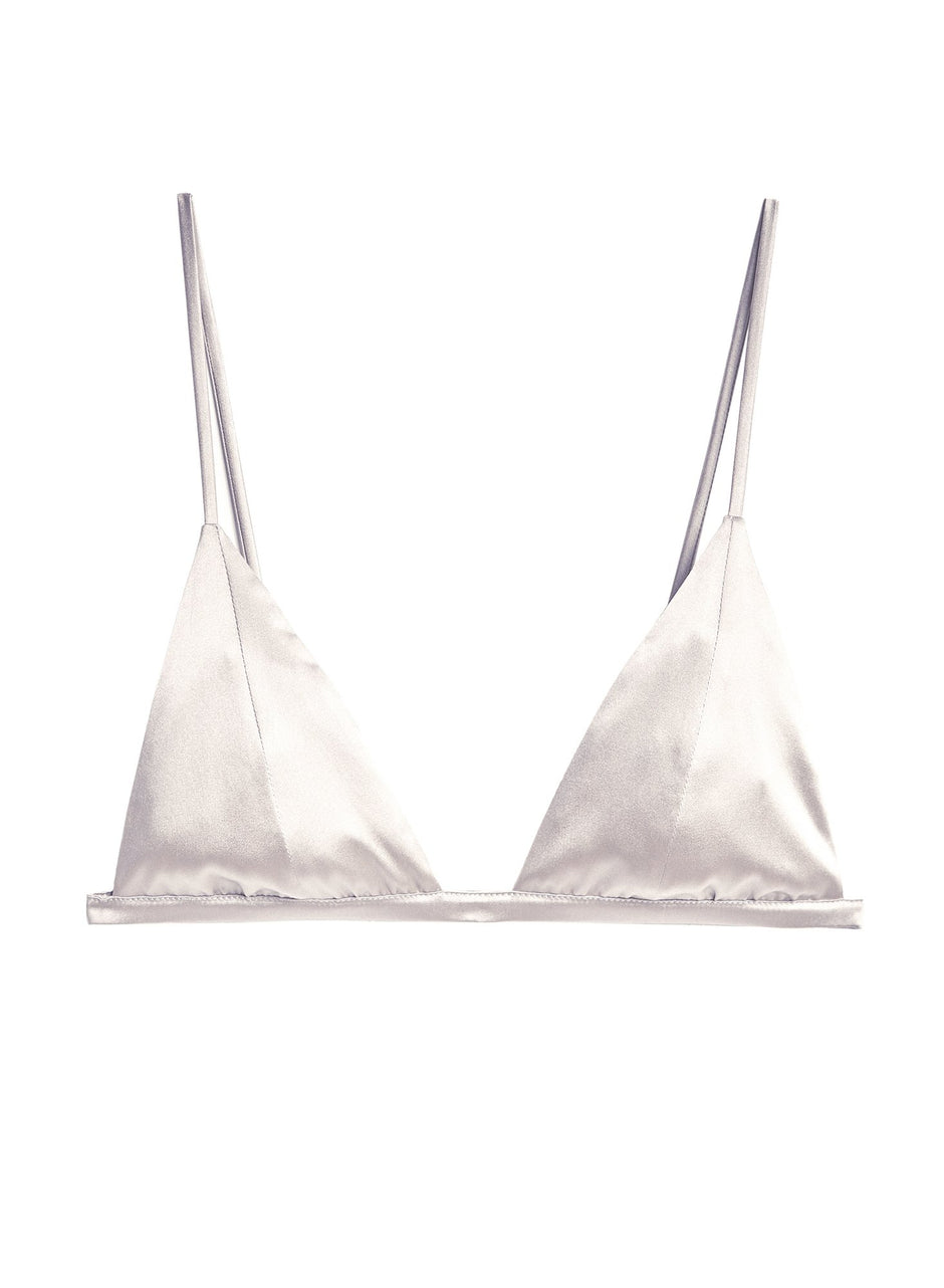 Ivory - Luxe Triangle Bra | Fleur du Mal - DEMO