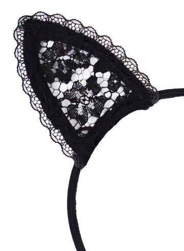 Black - Lace Cat Ears | Fleur du Mal - DEMO