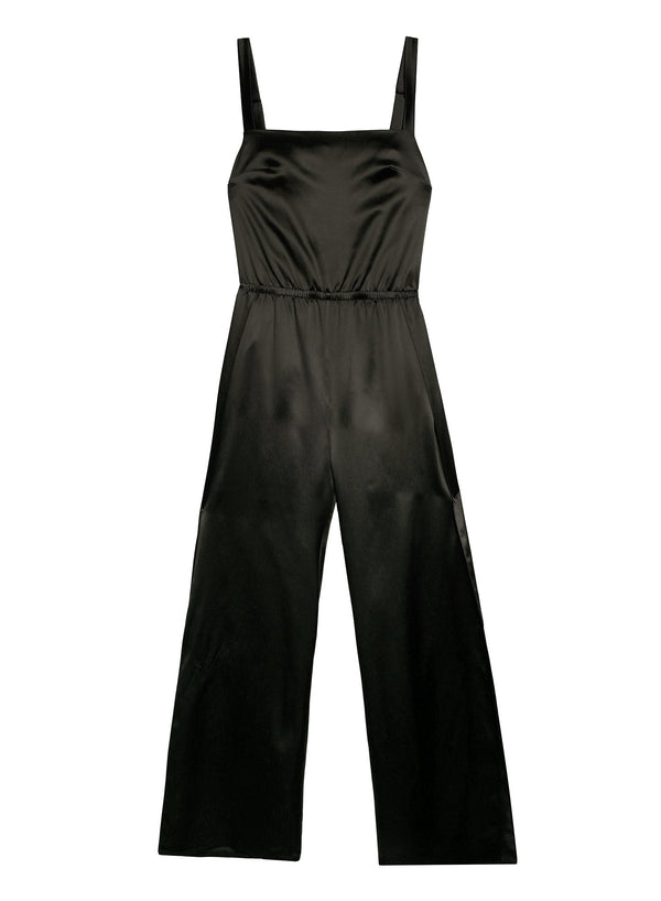 Black - Apron Jumpsuit | Fleur du Mal - DEMO
