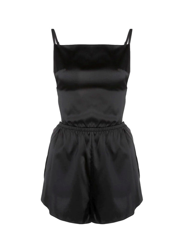Black - Apron Romper | Fleur du Mal - DEMO
