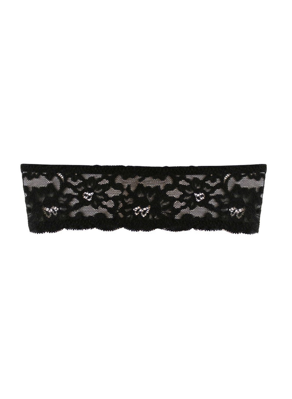 Black - Charlotte Bandeau Bra | Fleur du Mal - DEMO