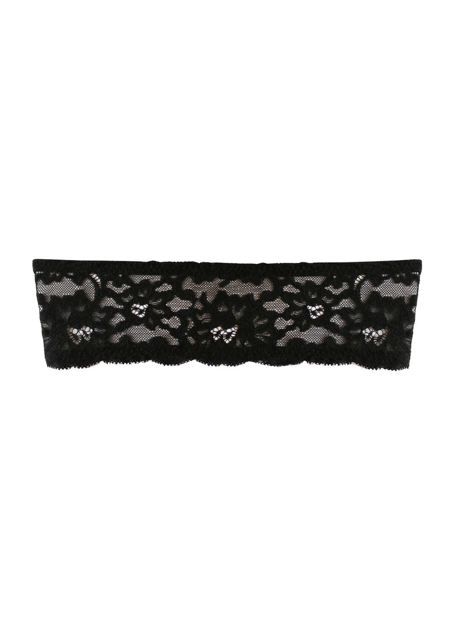 Black - Charlotte Bandeau Bra | Fleur du Mal - DEMO