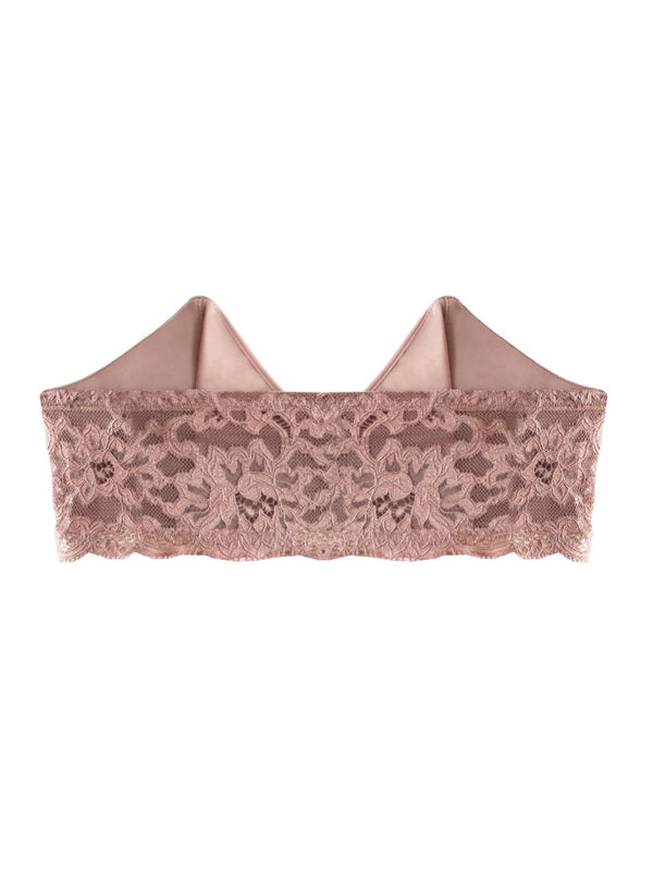 Tan - Charlotte Bandeau Bra | Fleur du Mal - DEMO