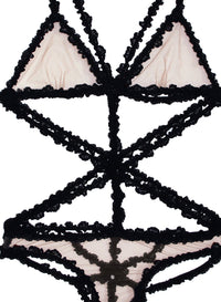 Lace Bondage Bodysuit