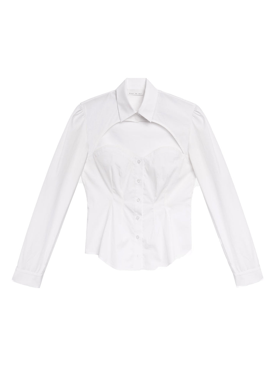 Ivory - Bella Shirt | Fleur du Mal - DEMO