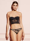 Bouquet Lace Strapless Bustier Top