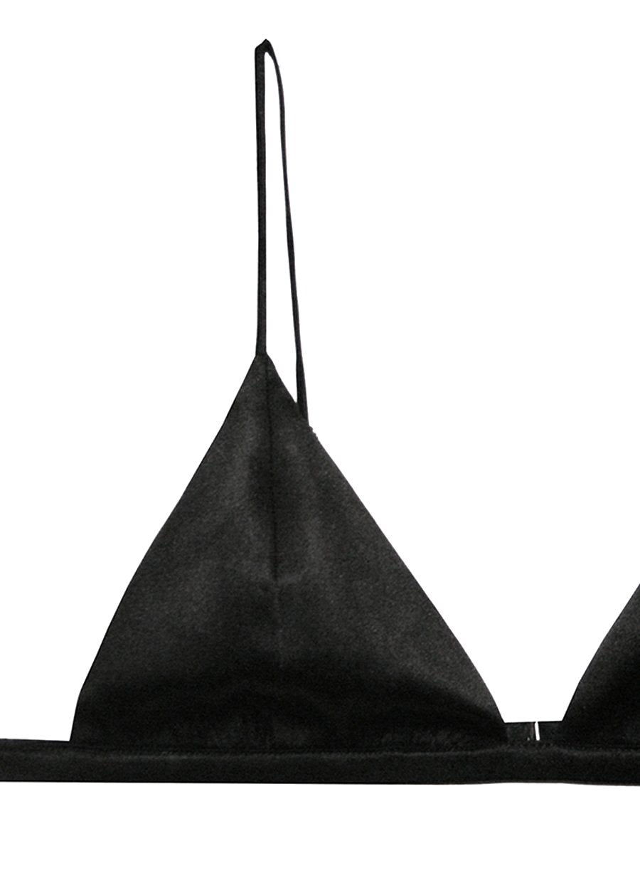 Black - Luxe Triangle Bra | Fleur du Mal - DEMO