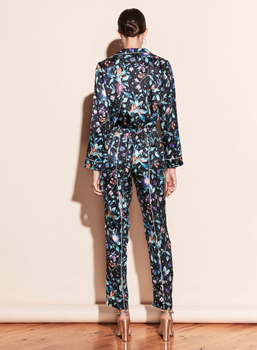 Black jungle print - Bedroom to Boardroom Pant | Fleur du Mal - DEMO