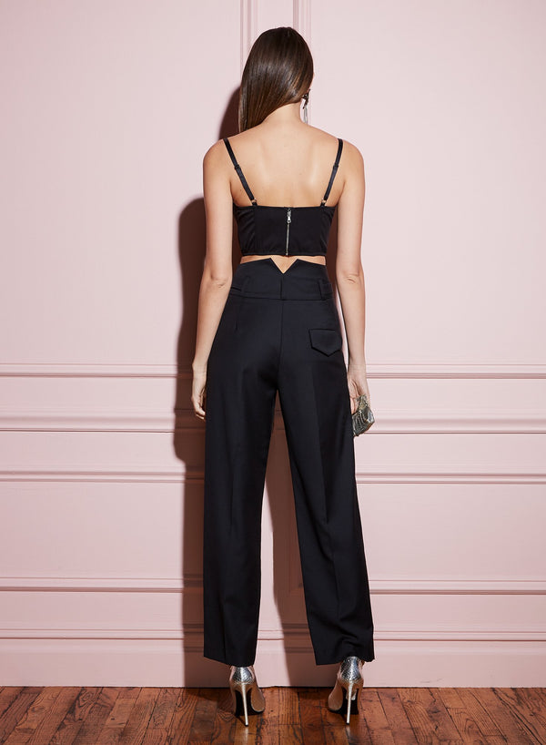 Black - Cupped Bustier Top | Fleur du Mal - DEMO