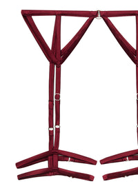 Strappy Bondage Garter Belt