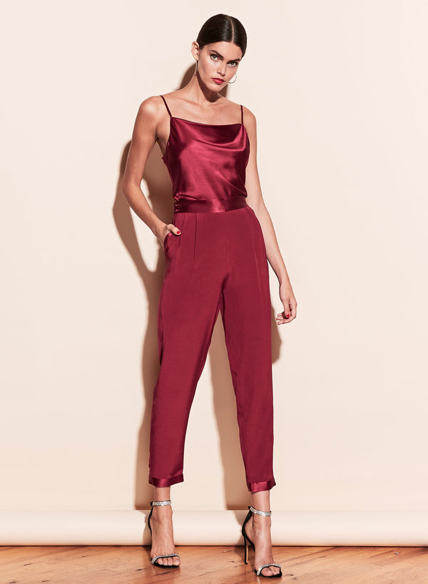 Bordeaux - Tuxedo Pants | Fleur du Mal - DEMO