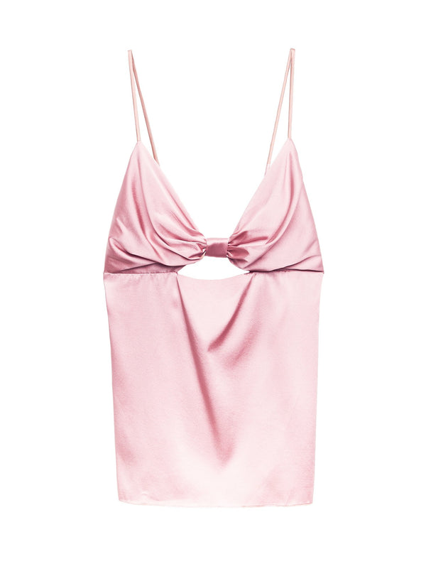 Rose pink - Bow Tie Cami | Fleur du Mal - DEMO