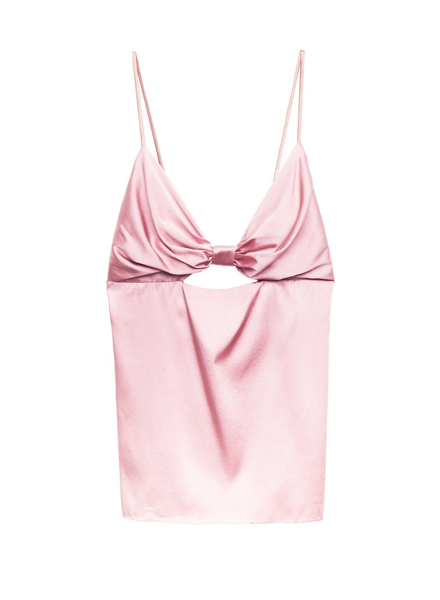 Rose pink - Bow Tie Cami | Fleur du Mal - DEMO