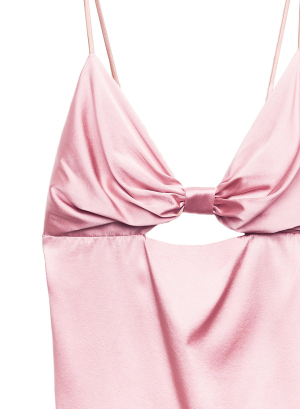 Rose pink - Bow Tie Cami | Fleur du Mal - DEMO
