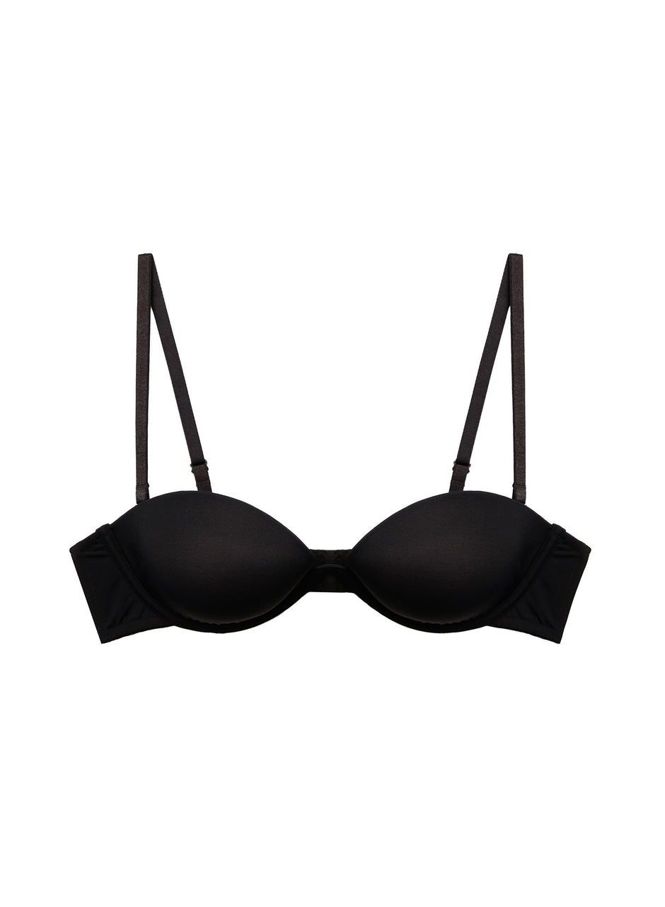 Black - Charlotte Plunge Bra | Fleur du Mal - DEMO