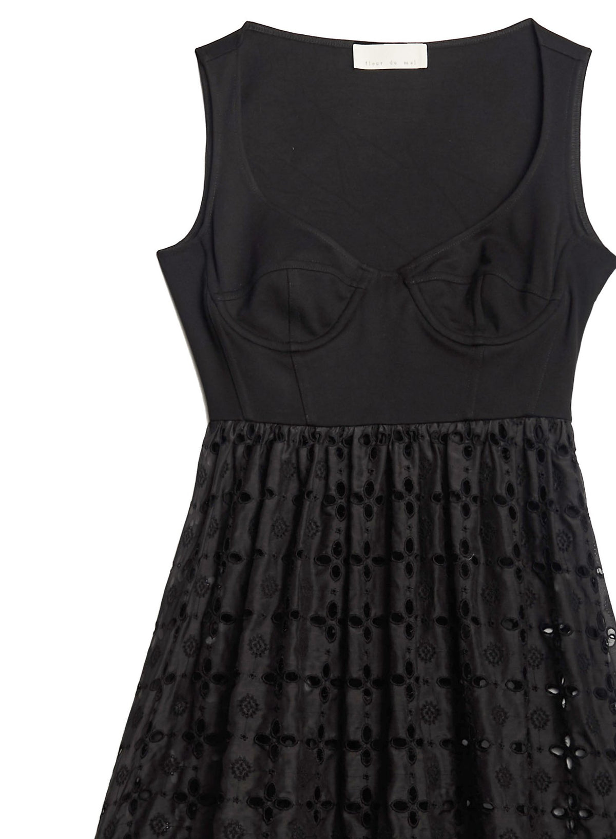 Broderie Bodysuit Dress
