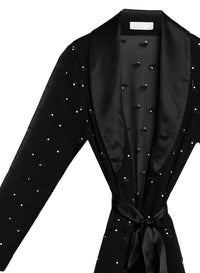Bunny Embroidery Smoking Robe