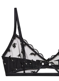 Bunny Embroidery Triangle Bra