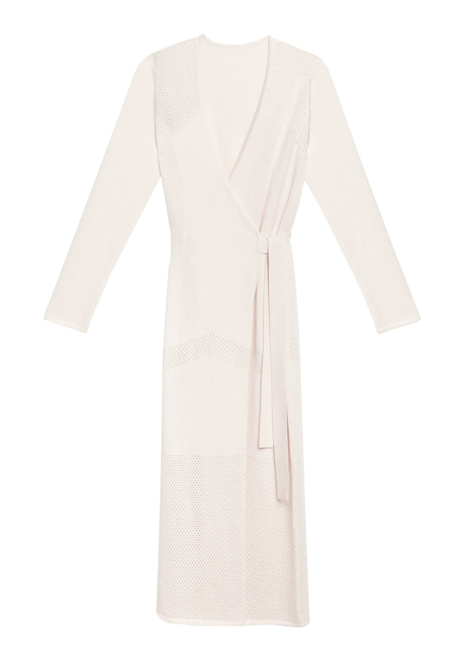 Ivory - Cashmere Robe | Fleur du Mal - DEMO
