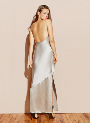 Champagne - Silk Bias Gown | Fleur du Mal - DEMO