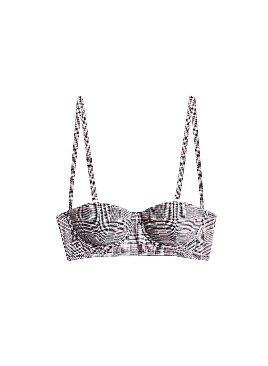 Plaid check - Checked Bra Top | Fleur du Mal - DEMO