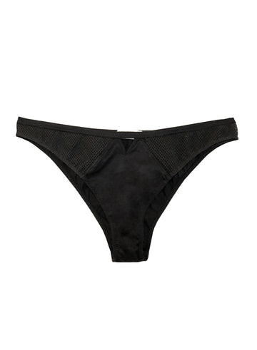 Black - Sexy Cotton Cheeky | Fleur du Mal - DEMO
