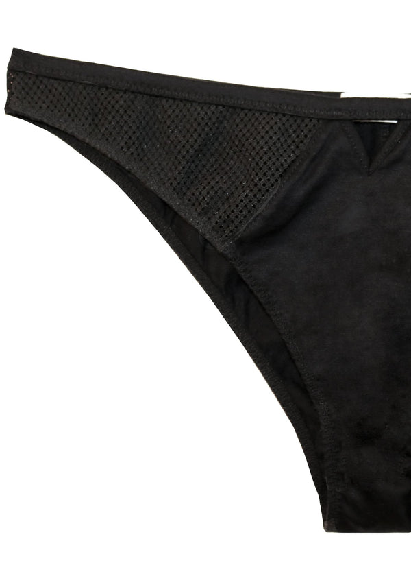 Black - Sexy Cotton Cheeky | Fleur du Mal - DEMO
