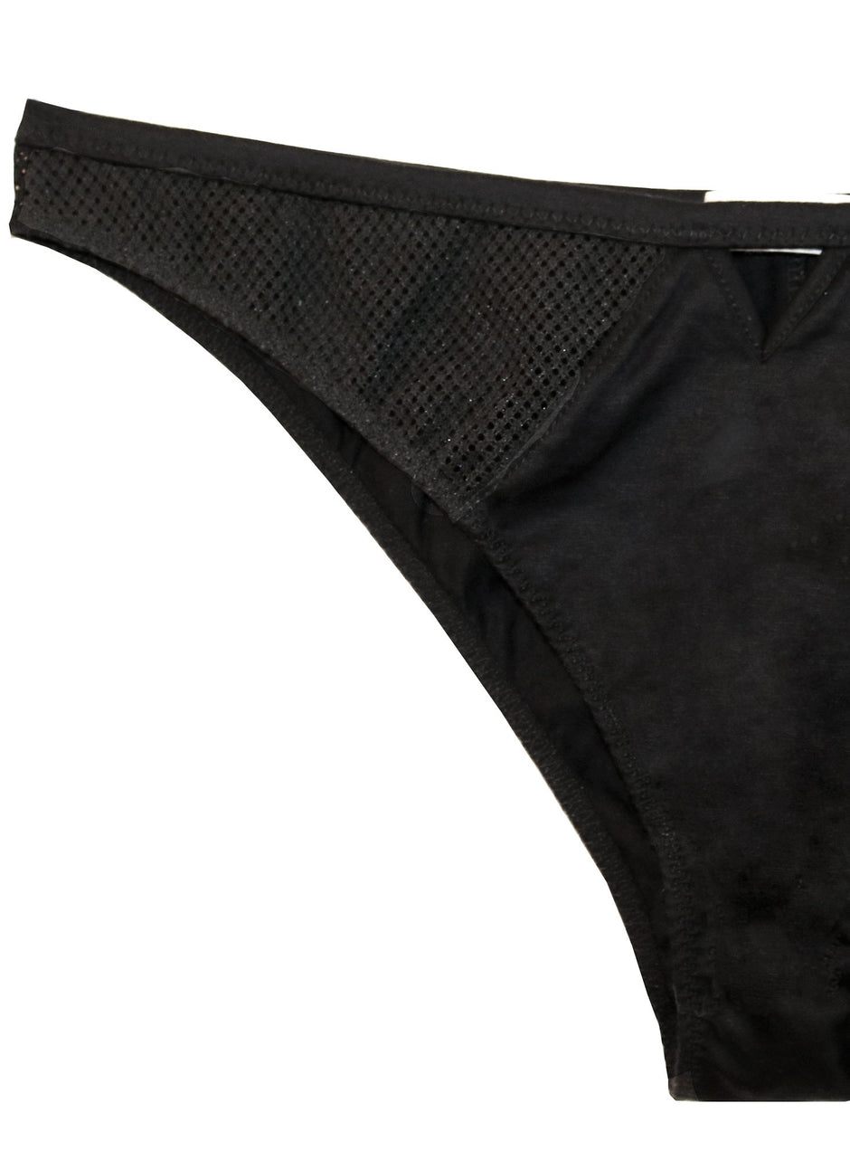Black - Sexy Cotton Cheeky | Fleur du Mal - DEMO