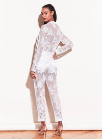 Cillis Lace Silk Combo PJ Top