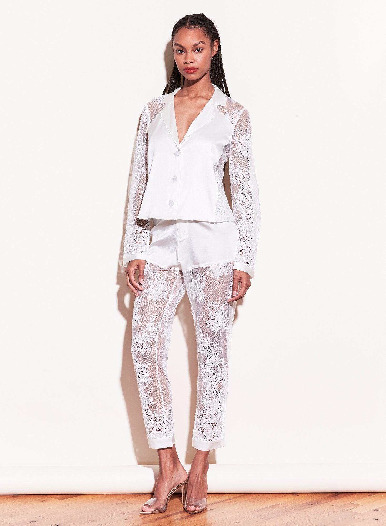 Cillis Lace Silk Combo PJ Pant