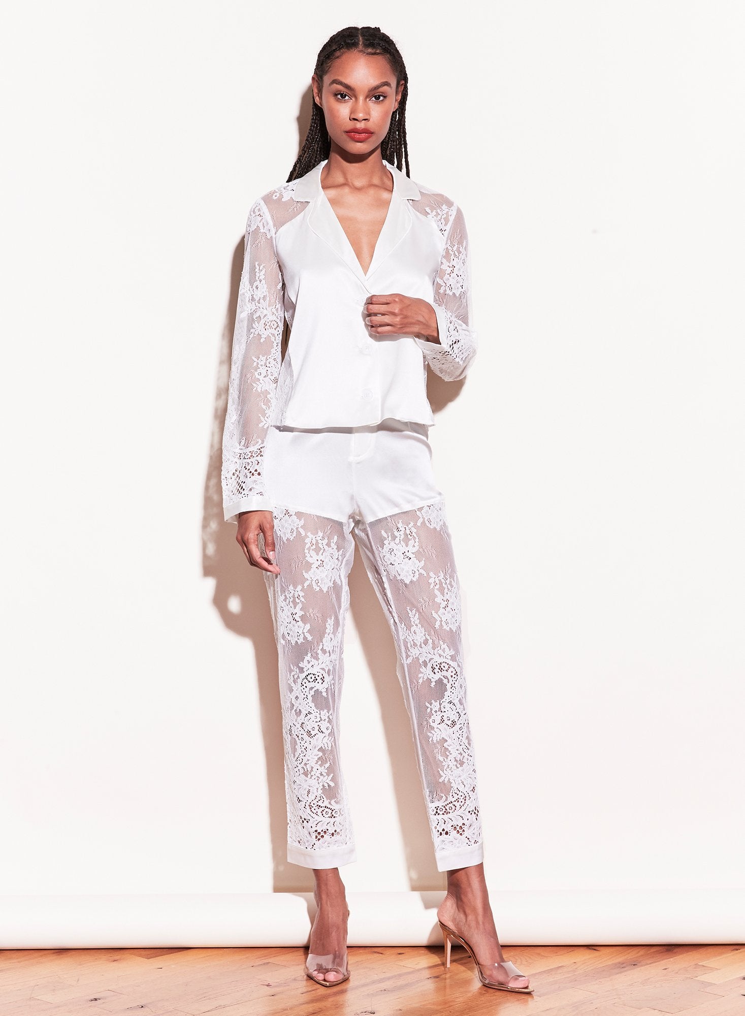 Cillis Lace Silk Combo PJ Pant