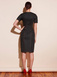 Topstitch Corset Dress