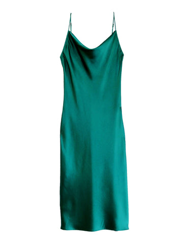 Evergreen - Cowl Neck Slip Dress | Fleur du Mal - DEMO